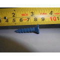 Blue Ruspert Flat Head Concrete Screw